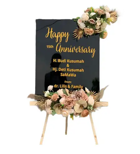 Papan Bunga Akrilik Selibar