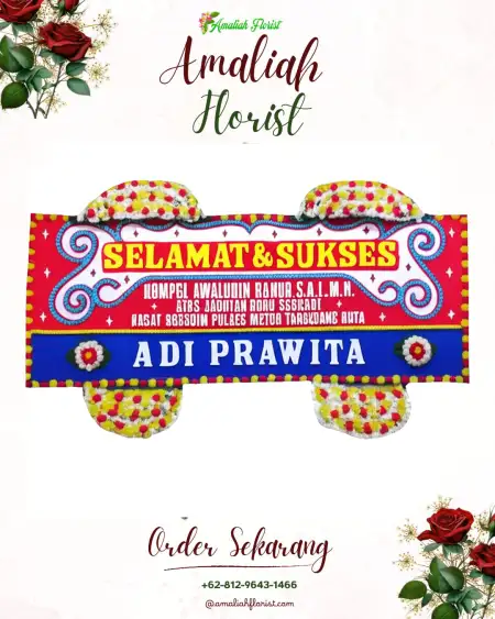 Papan Bunga Ucapan Selamat Selibar